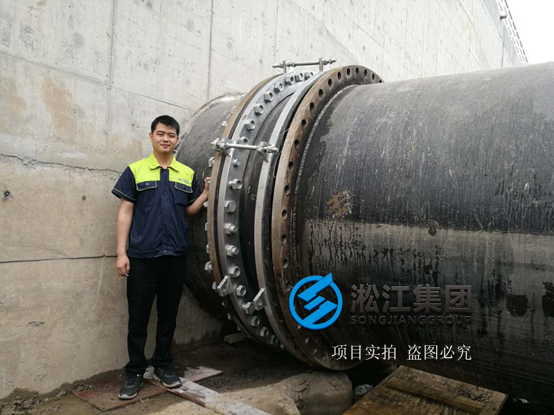 【安裝現場】上海竹園污水處理廠橡膠接頭使用現場 【安裝現場】上海竹園污水處理廠橡膠接頭使用現場